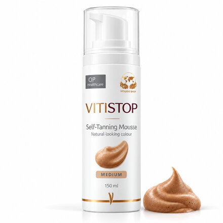 Vitistop Selbstbräunungsschaum bei Vitiligo – 150 ml